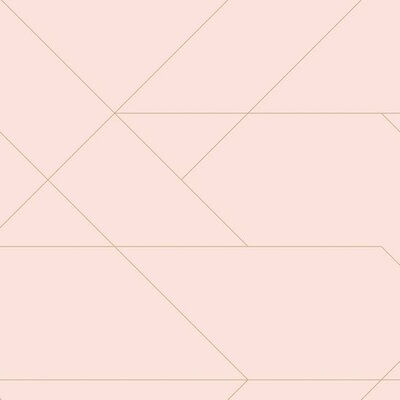 Esta Art Deco 139211 (*Gratis Lijm Actie) - Roze - Goud