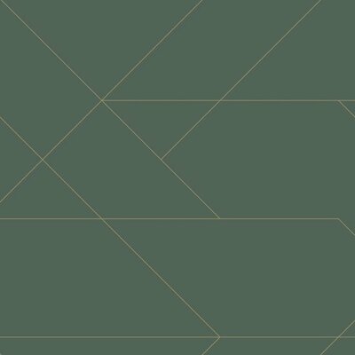 Esta Art Deco 139212 (*Gratis Lijm Actie) - Groen - Goud