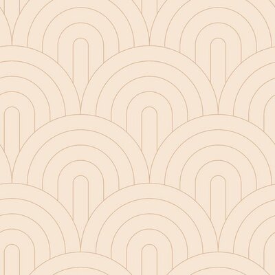 Esta Art Deco 139216 (*Gratis Lijm Actie) - Roze - Oranje