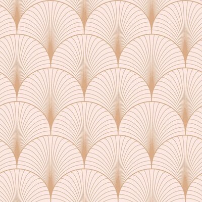 Esta Art Deco 139229 (*Gratis Lijm Actie) - Roze - Goud