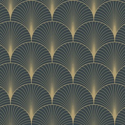 Esta Art Deco 139231 (*Gratis Lijm Actie) - Goud - Blauw