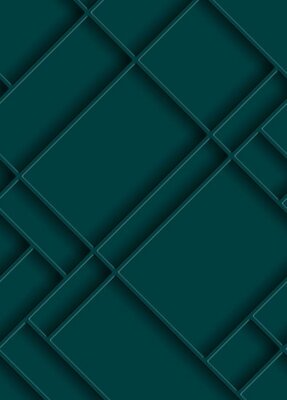 Esta Art Deco Fotobehang 158964 - Groen - Blauw