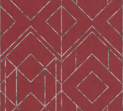 AS Creation Metropolitan Stories II Ava / New York 37869-2 - 378692 - Rood / Grijs
