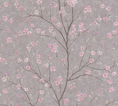 AS Creation Metropolitan Stories II Mio / Tokio 37912-2 - 379122 - Grijs / Roze