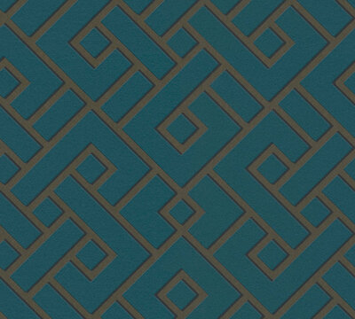 AS Creation Michalsky Living Change Is Good 37984-3 - 379843 - Blauw / Groen / Goud