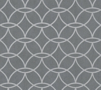 AS Creation Villa 37564-5 - 375645 Grijs Geometrisch / Zilver