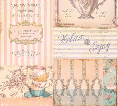 AS Creation PintWalls 38727-1 - 387271 - Beige / Roze