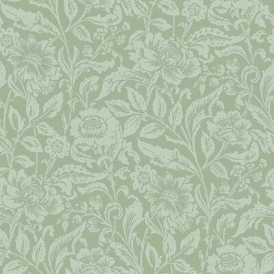 Esta Home Vintage Flowers groen 139428 (*Gratis Lijm Actie) - Groen