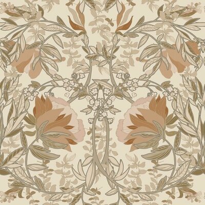 Esta Home Vintage Flowers beige 139459 (*Gratis Lijm Actie) - Beige