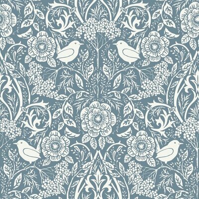 Esta Home Vintage Flowers blauw 139477 (*Gratis Lijm Actie) - Blauw