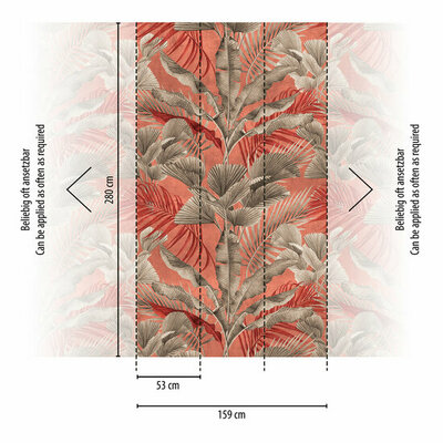 AS Creation Metropolitan Stories 3 - 39185-4 - 391854 Roze / Rood