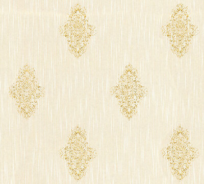 AS Creation AP Finest - 31946-2 - 319462 Creme (Textiel) - Creme / Goud