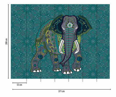 AS Creation The Wall Blauw - 38262-1 - 382621 - Blauw / Grijs