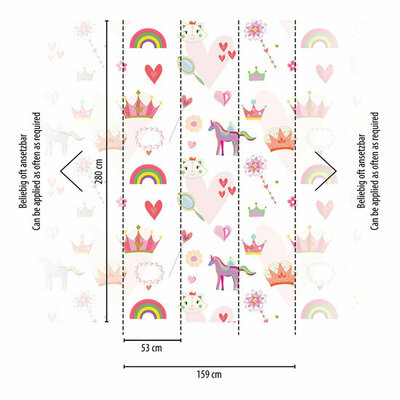 AS Creation The Wall Travel Styles Multicolor - 39193-1 - 391931 - Multicolour / Roze