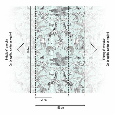 AS Creation The Wall Travel Styles Zwart - 39205-1 - 392051 / Wit