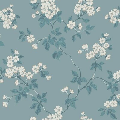 Dutch Wall Decor Blommor & Blad 679-03 Grijs
