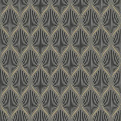Dutch Wall Decor Blommor & Blad 681-04 Groen