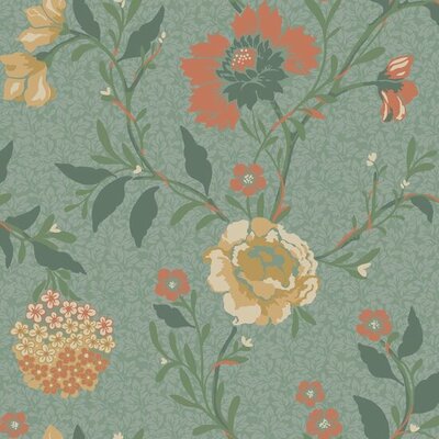 Dutch Wall Decor Blommor & Blad 683-02 Blauw