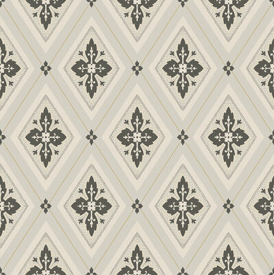 Dutch Wall Decor Swedish Heritage 692-03 Zwart / Beige