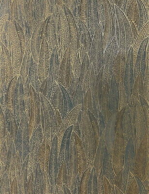 Casamance Nature Précieuse - Textures (Met Gratis Lijm*) 76533466 - Grijs / Metallic Goud