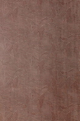 Casamance Nature Précieuse - Textures (Met Gratis Lijm*) 76543772 - Rood / Metallic Goud