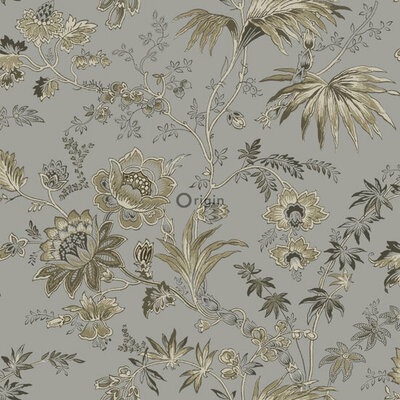 Origin Wallcoverings Bloomingdale (Met Gratis Lijm!) 326125 - Bruin