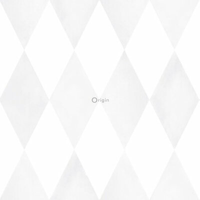 Origin Wallcoverings Hide & Seek (Met Gratis Lijm!) 337220 - Wit / Grijs