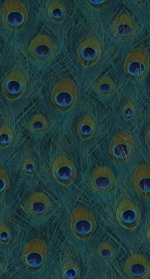 Origin Wallcoverings Luxury Skins (Met Gratis Lijm!) 357245 - Groen / Blauw