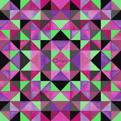 Origin Wallcoverings Mariska Meijers (Met Gratis Lijm!) 346912 - Roze / Groen