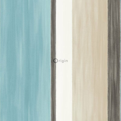 Origin Wallcoverings Mariska Meijers (Met Gratis Lijm!) 346929 - Blauw / Groen / Beige