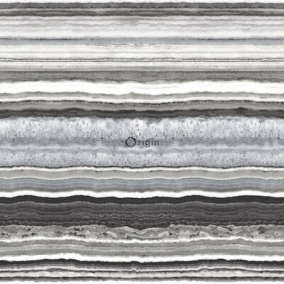 Origin Wallcoverings Matières (Met Gratis Lijm!) 337238 - Zwart
