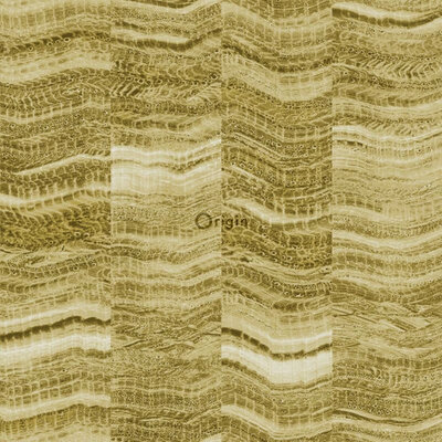 Origin Wallcoverings Matières (Met Gratis Lijm!) 337247 - Geel