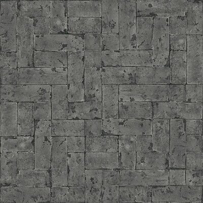 Origin Wallcoverings Matières (Met Gratis Lijm!) 347571 - Zwart
