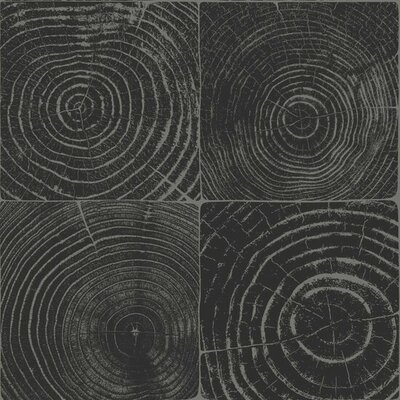 Origin Wallcoverings Matières (Met Gratis Lijm!) 347544 - Zwart / zilver