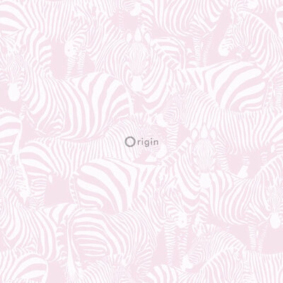 Origin Wallcoverings Upstairs Downstairs (Met Gratis Lijm!) 346835 - Roze