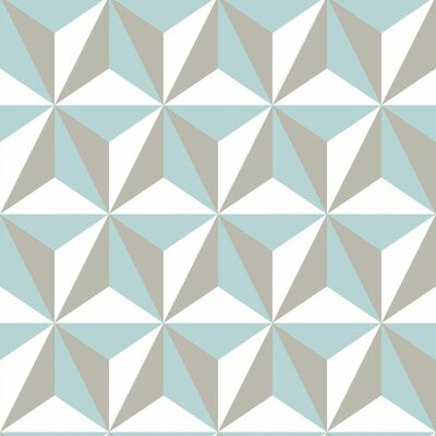 Origin Wallcoverings Wunderkammer (Met Gratis Lijm!) 347446 - Wit / Blauw / Groen