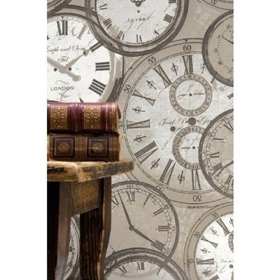 Dutch Exposed behang PE12029 Klokken
