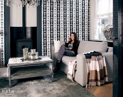 Esta Love 136847 Baroque black & white