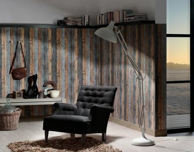 AS Creation Wood‹n Stone 9086-12 Houtstructuur behang