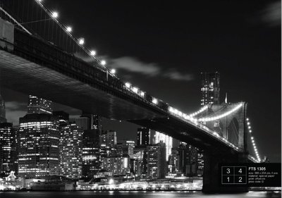 AG Design Fotobehang Brooklyn Bridge FTS1305