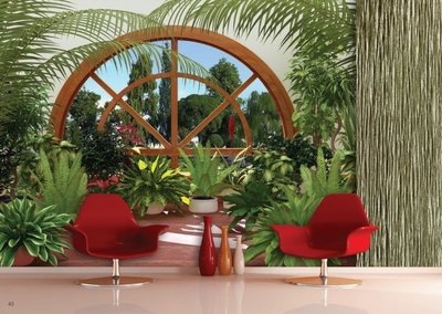 AG Design Fotobehang Wintertuin FTS0162