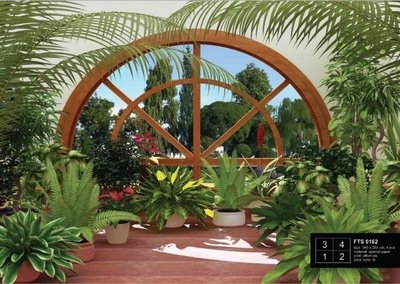 AG Design Fotobehang Wintertuin FTS0162