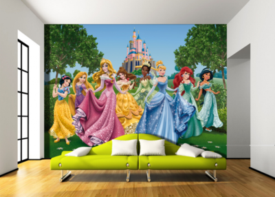 AG Design Fotobehang Disney Princesses FTD2207