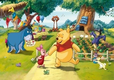 AG Design Fotobehang Disney Winnie the Pooh FTDS1938