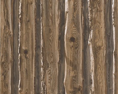 AS Creation Dekora Natur behang 95837-1 - Bruin