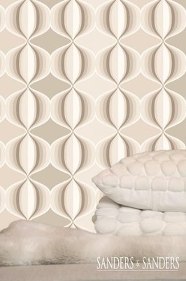 Sanders & Sanders Trends & More behang 935229 - Bruin - Beige