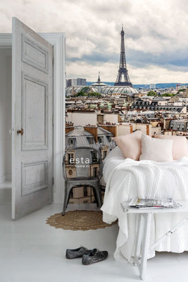 Esta #FAB Paris cityview vlies photowallXL 158810 - Oranje
