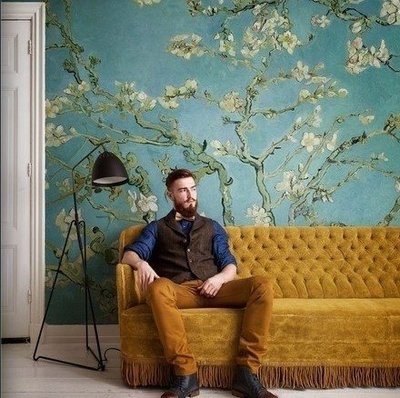 BN Wallcoverings Van Gogh 30548 Amandelbloesem - Multicolour