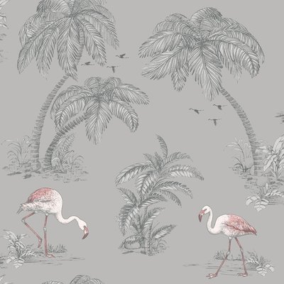 Dutch Wallcoverings Imaginarium flamingo 12381