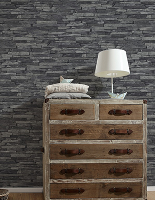 AS Creation Wood‹n Stone 9142-24 Steenstructuur behang